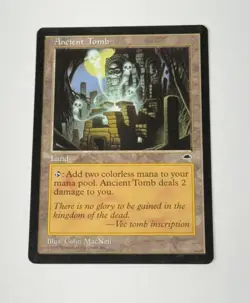 Ancient Tomb: 1997 Magic the Gathering - Tempest Regular - Image 1