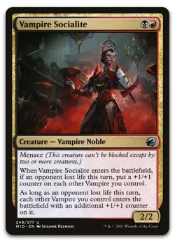 Vampire Socialite #249 (NM) Midnight Hunt MID Magic MTG - Image 1