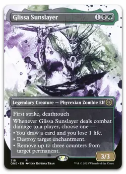 Glissa Sunslayer (Showcase) #318 (NM) Phyrexia All Will Be One ONE Magic MTG - Image 1