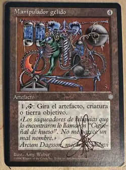 MTG ARTIST PROOF Spanish Icy Manipulator AP Sketch Art Amy WEBER Magic - Image 4