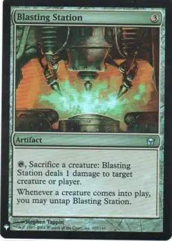 MTG: The List Reprints: Foil Blasting Station: Lightly Played Condition - Image 1