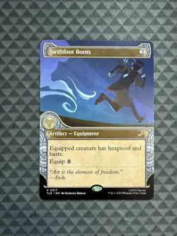 MTG Swiftfoot Boots #0317 Showcase Promo Avatar: The Last Airbender: E-L (TLE) - Image 1