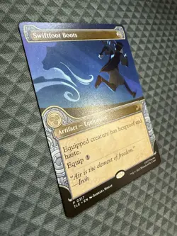 MTG Swiftfoot Boots #0317 Showcase Promo Avatar: The Last Airbender: E-L (TLE) - Image 2