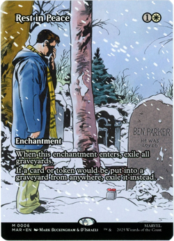 Rest in Peace (Borderless) 0006 - Marvel's Spider-Man MTG - NM/M - English - Image 1