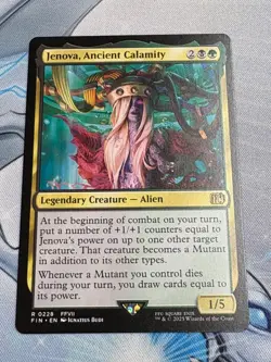 MTG Jenova, Ancient Calamity English Final Fantasy FIN NM R0228 - Image 1