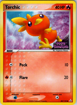 2006 POKEMON HOLON PHANTOMS #39/110S/110 COMBUSKEN & TORCHIC REV HOLO LOT NM - Image 3