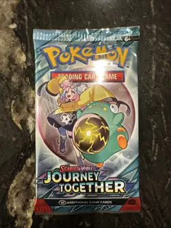 POKEMON TCG SCARLET & VIOLET JOURNEY TOGETHER BOOSTER PACK 1 PACK NEW - Image 1