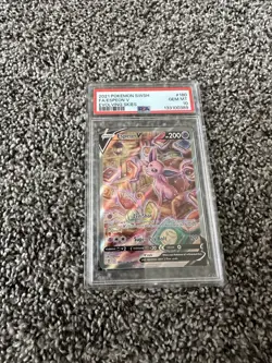 2021 POKEMON SWORD & SHIELD EVOLVING SKIES #180 FULL ART/ESPEON V PSA 10 - Image 1