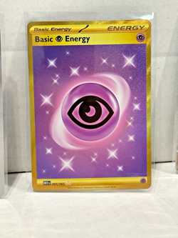 Pokemon TCG Psychic Energy Scarlet & Violet Basic Card 207/165 Gold - Image 1