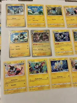 Lot Of 13 Shinx and Luxio Pokemon Cards - Image 2