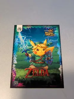 Zelda (Pikachu) #173 - Galaxy Holo - Electric Pikachu Cosplay - Pokemon - Image 1