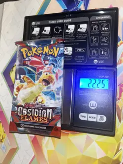 VERY HEAVY! 22.25Gram Obsidian Flames Pokemon TCG Factory Sealed Booster Pack!!! - Image 1