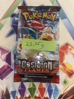 VERY HEAVY! 22.25Gram Obsidian Flames Pokemon TCG Factory Sealed Booster Pack!!! - Image 2
