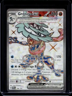 2024 Pokemon Twilight Masquerade Greninja ex #198/167 - Image 1