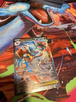 Pokemon Mega Evolution Mega Lucario Ex 179/132 SIR Special Illustration Rare - Image 1