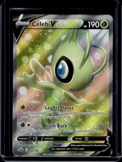 2021 Pokemon SWSH Chilling Reign Celebi V #160/198 - Image 1
