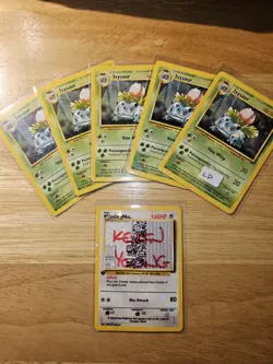 POKEMON TCG - Ivysaur 030/102 Base Set Unlimited Regular - Lightly Played - Image 1