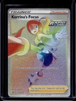 2021 Pokemon SWSH Battle Styles Korrina's Focus #174/163 - Image 1