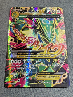 2015 M Rayquaza EX #105/108 Pokemon XY Roaring Skies Full Art - Image 2