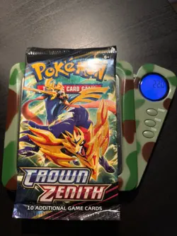 22.0g! HEAVY Crown Zenith Booster Pack Pokemon Factory Sealed English Mint - Image 1