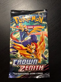 22.0g! HEAVY Crown Zenith Booster Pack Pokemon Factory Sealed English Mint - Image 2