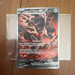 Bloodmoon Ursaluna EX 168/131 Prismatic Evolutions SIR NM Pokemon TCG - Image 1