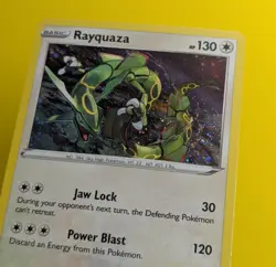 Fart Swirl - Rayquaza SWSH029 Holo Black Star Promo Pokemon - Image 1