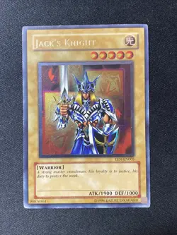 Yugioh Jack's Knight, EEN-EN005, Unlimited, Ultimate Rare, LP - Image 1