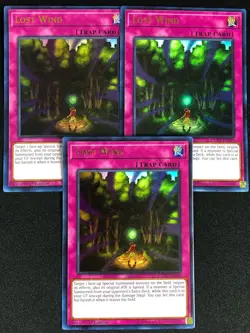 YUGIOH LOST WIND DUDE-EN049 1ST ULTRA X3 NM - Image 1