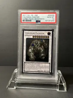 Yugioh Colossal Fighter TU05 - EN000 Ultimate Rare PSA 10 - Image 1