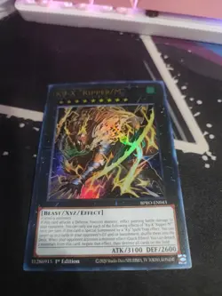Yugioh K9 - X Ripper/M BPRO-EN043 1st Edition Ultra Rare NM In Hand - Image 1