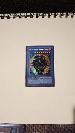 Yugioh Magician of Black Chaos PP01-EN001 Secret Rare + Black Magic Ritual LP - Image 2
