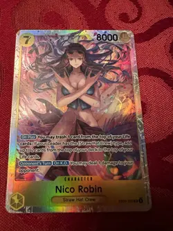 Nico Robin EB03-055 SR Foil English One Piece TCG Card Near Mint - Image 1