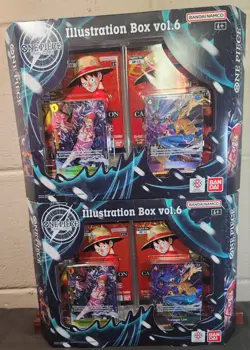 Lot Of Two Boxes! One Piece Card Game Illustration Box vol.6 Volume Bandai Namco - Image 1