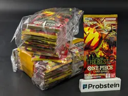 Lot or (45) One Piece PRB-02 The Best Vol. 2 Japanese Booster Packs Sealed - Image 1