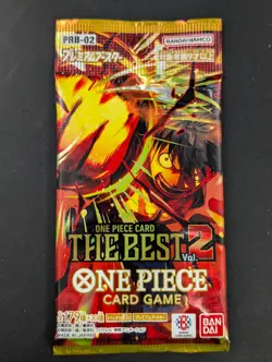 Lot or (45) One Piece PRB-02 The Best Vol. 2 Japanese Booster Packs Sealed - Image 2