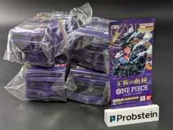 Lot or (96) One Piece OP-10 Royal Blood Japanese Booster Packs Sealed - Image 1