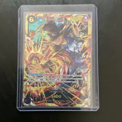 Sabo OP13-120 Carrying on His Will Secret Rare Foil One Piece 7000 Power 6 Cost - Image 1