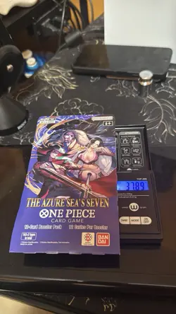One Piece OP-14 The Azure Sea’s Seven Sleeved Booster Pack - Heavy - 37.89g 🔥🔥 - Image 1