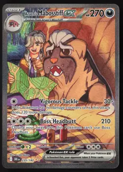 Arven's Mabosstiff ex - 235/182 - SIR - Destined Rivals - Pokemon Card - NM/M - Image 1