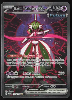 Iron Valiant ex - 157/131 - SIR - Prismatic Evolutions - Pokemon Card - NM/M - Image 1