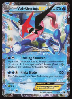 Ash-Greninja EX - XY133 - Black Star Promo - Pokemon Card - VLP - Image 1