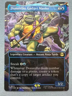 Donatello, Gadget Master (Showcase) *Foil* NM - Teenage Mutant Ninja Turtles MTG - Image 1