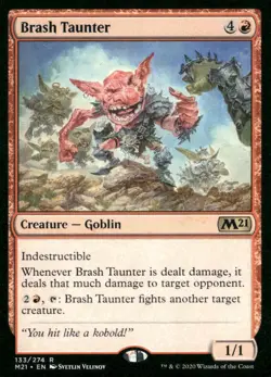 Brash Taunter 133 Rare Core Set 2021 NM - Image 1