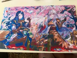 MTG Wandering Emperor cherry blossoms viewing Playmat Nurset&Wandering Emperor - Image 1