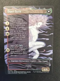 MTG Terra Magical Adept Borderless M 0323 Final Fantasy Regular NM - Image 2