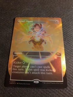 MTG ~ Orim's Chant (Borderless Foil) ~ Modern Horizons 3 ~ Near Mint ~ Rare - Image 1