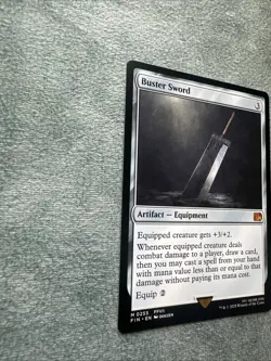 Buster Sword Nonfoil Card #0255 MTG - Image 3