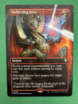 Deflecting Swat Borderless Nonfoil Card #0698 MTG LP - Image 1