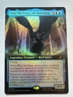 Wan Shi Tong, All-Knowing (Foil) (Extended art)NM Avatar: The Last Airbender MTG - Image 1